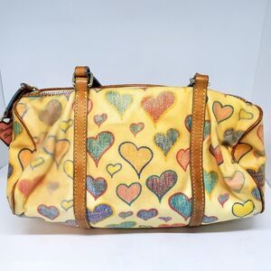 Dooney & Bourke Heart Patterned Bag 10.5"x5"